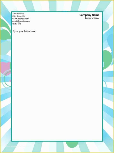 Editable Stationery Templates Free Download