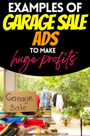 Effective Garage Sale Ad Template And Tips