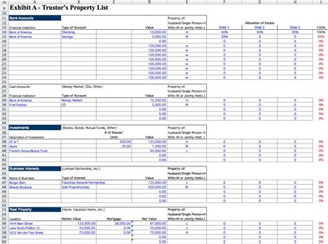 Estate Accounting Spreadsheet Template Made Easy