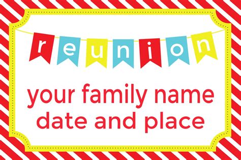 Family Reunion Banner Templates Free Download