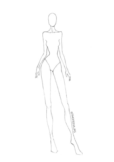 Fashion Sketchbook Figure Templates For Designers