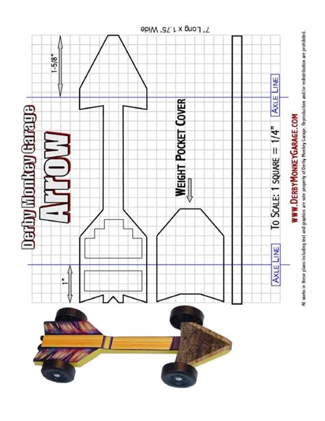 Fast Pinewood Derby Car Templates To Win