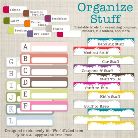 File Folder Label Template For Easy Organization