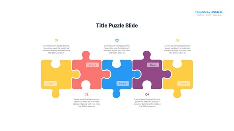 Free 4 Piece Puzzle Template For Powerpoint