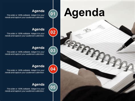 Free Agenda Slide Template For Instant Downloads