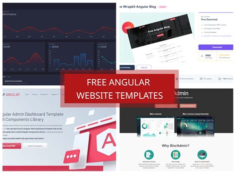 Free Angular Website Templates For Faster Development