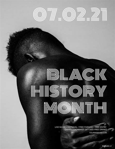 Free Black History Month Flyer Template Designs