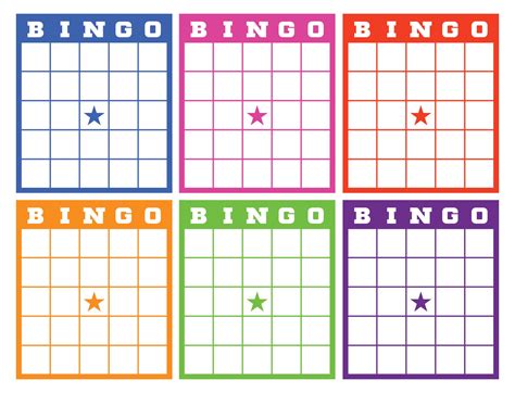 Free Blank Bingo Template Printable Designs For Download