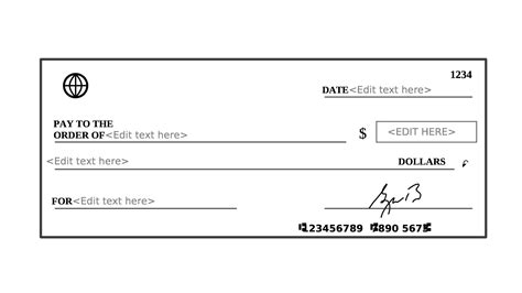 Free Blank Check Template Download