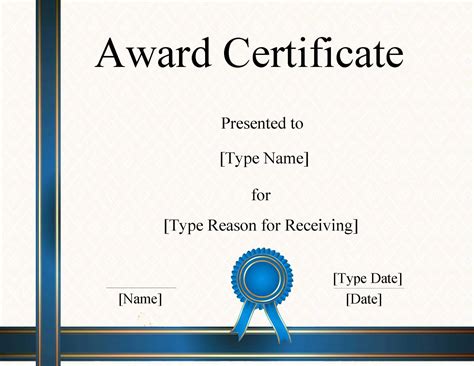 Free Certificate Templates For Powerpoint Presentations