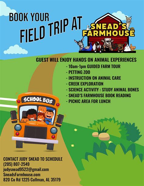 Free Field Trip Flyer Template Download