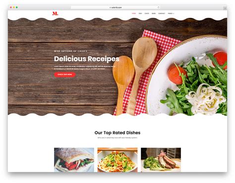 Free Food Website Html Templates For Download