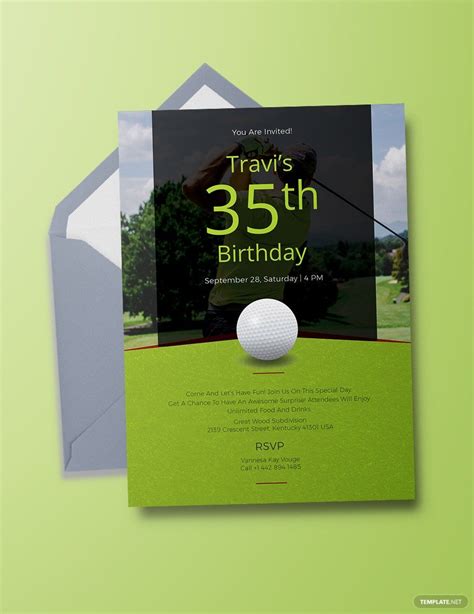 Free Golf Invitation Template Designs And Examples