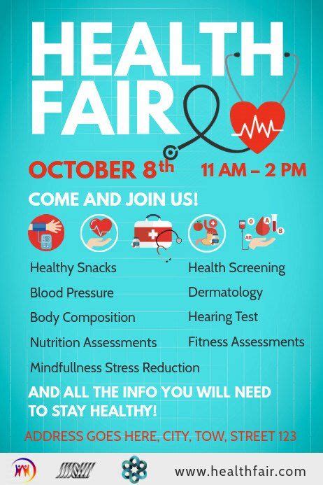 Free Health Fair Flyer Template Download Instantly