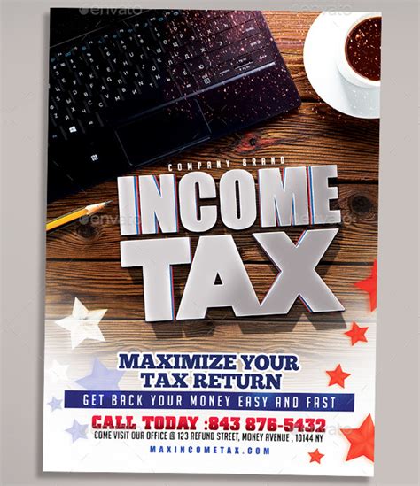 Free Income Tax Flyers Templates Download