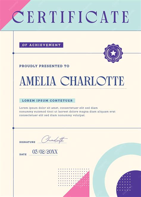 Free Indesign Certificate Template Download