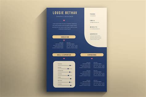 Free Indesign Resume Templates For Creative Job Seekers