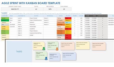 Free Kanban Template Excel For Agile Project Management