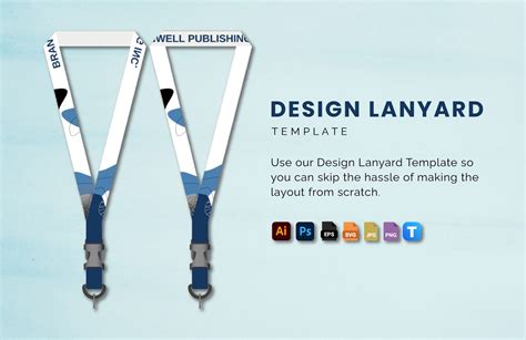 Free Lanyard Design Template For Custom Creation