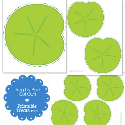 Free Lily Pad Template Printable For Kids