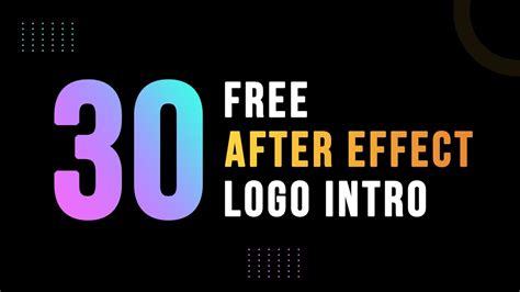 Free Logo Reveal After Effects Template Download