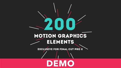 Free Motion Graphics Templates For Final Cut Pro