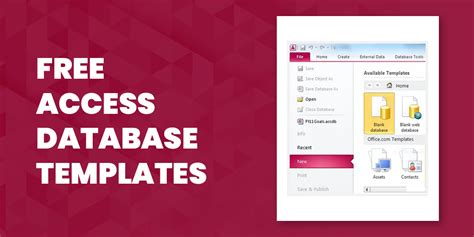 Free Ms Access Database Templates Download