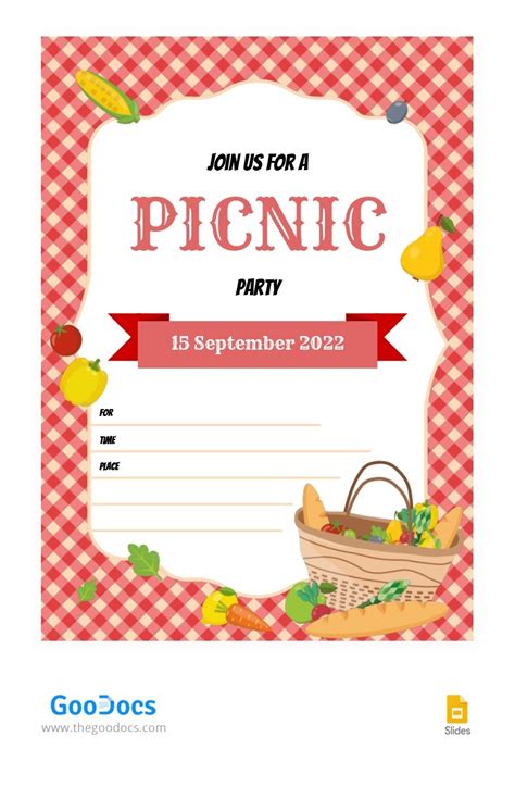 Free Picnic Template Download