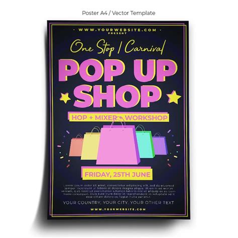 Free Pop Up Shop Flyer Templates And Design Ideas