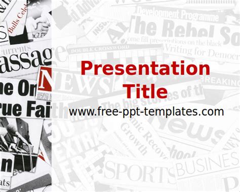 Free Powerpoint Newspaper Template Download