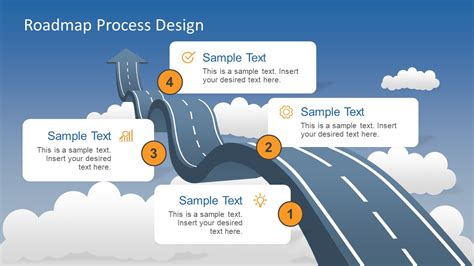 Free Ppt Roadmap Template For Project Success