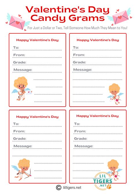 Free Printable Candy Gram Template For Kids