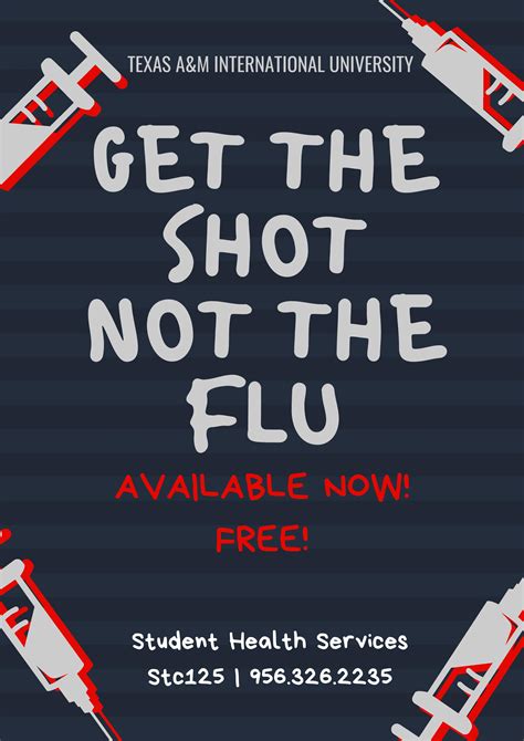 Free Printable Flu Shot Flyer Templates For Download