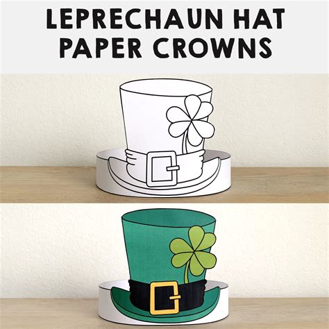 Free Printable Leprechaun Hat Template For Kids And Adults