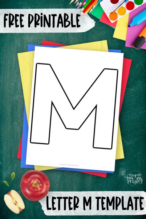 Free Printable Letter M Template For Kids