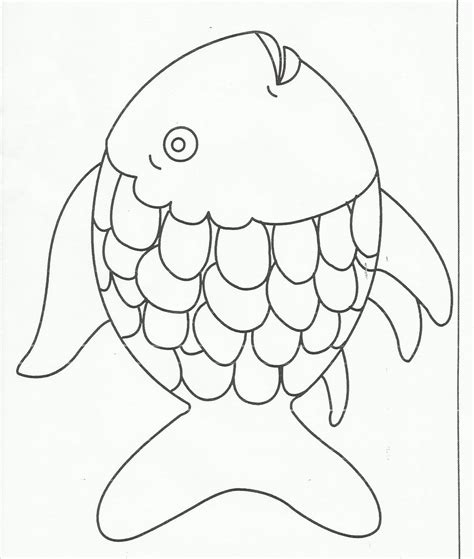 Free Rainbow Fish Template Download