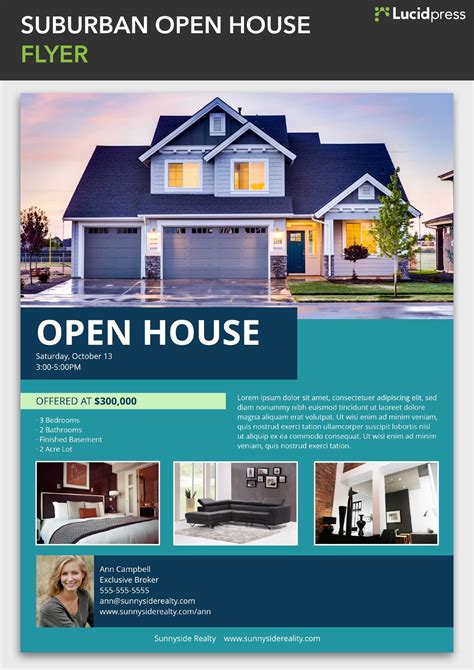 Free Real Estate Flyer Templates For Microsoft Word