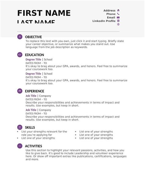 Free Resume Ppt Template Download For Job Seekers