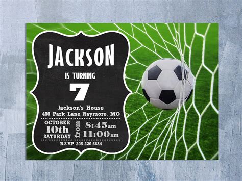 Free Soccer Invite Template Designs For You