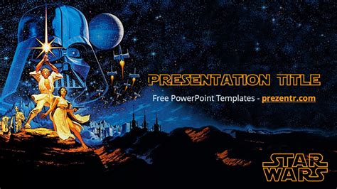 Free Star Wars Powerpoint Template For Your Presentations