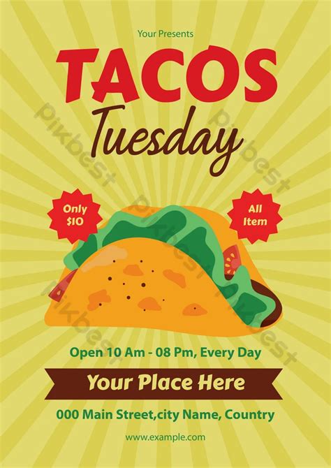 Free Taco Flyer Templates For Download