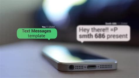 Free Text Message After Effects Template Download