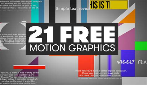 Free Text Motion Graphics Templates For Premiere Pro