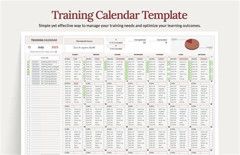 Free Training Schedule Template Word Download