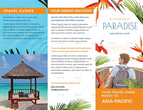 Free Travel Brochure Templates For Instant Downloads