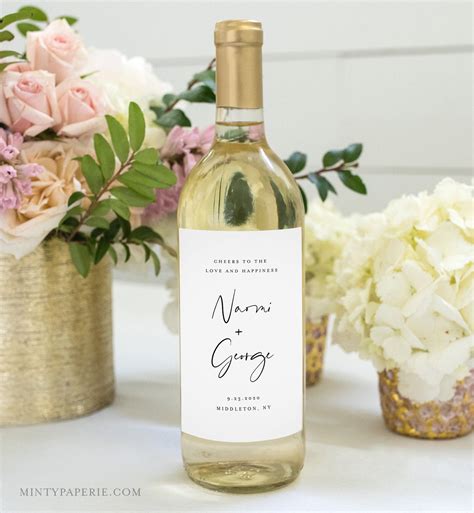 Free Wine Label Templates For Personalized Bottles