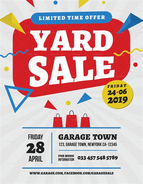 Free Yard Sale Flyer Template Download