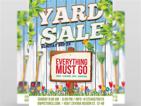 Free Yard Sale Templates You Can Use Today