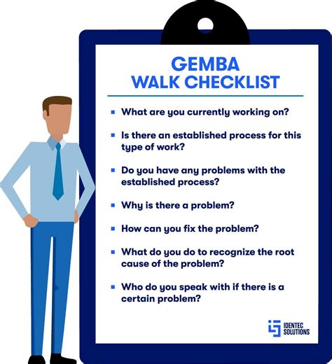 Gemba Walk Checklist Template For Lean Success