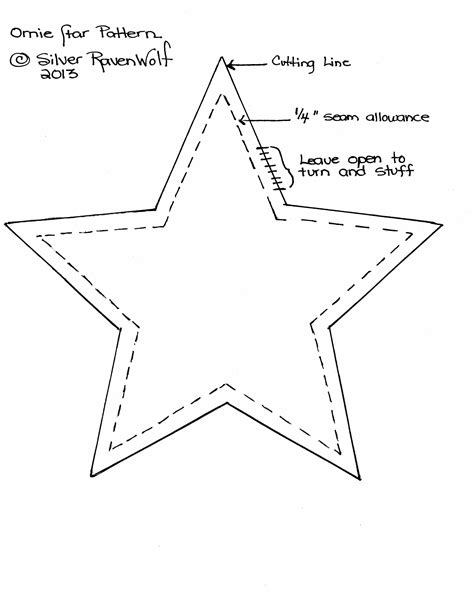 Get 12 Inch Star Template Free Printable Patterns